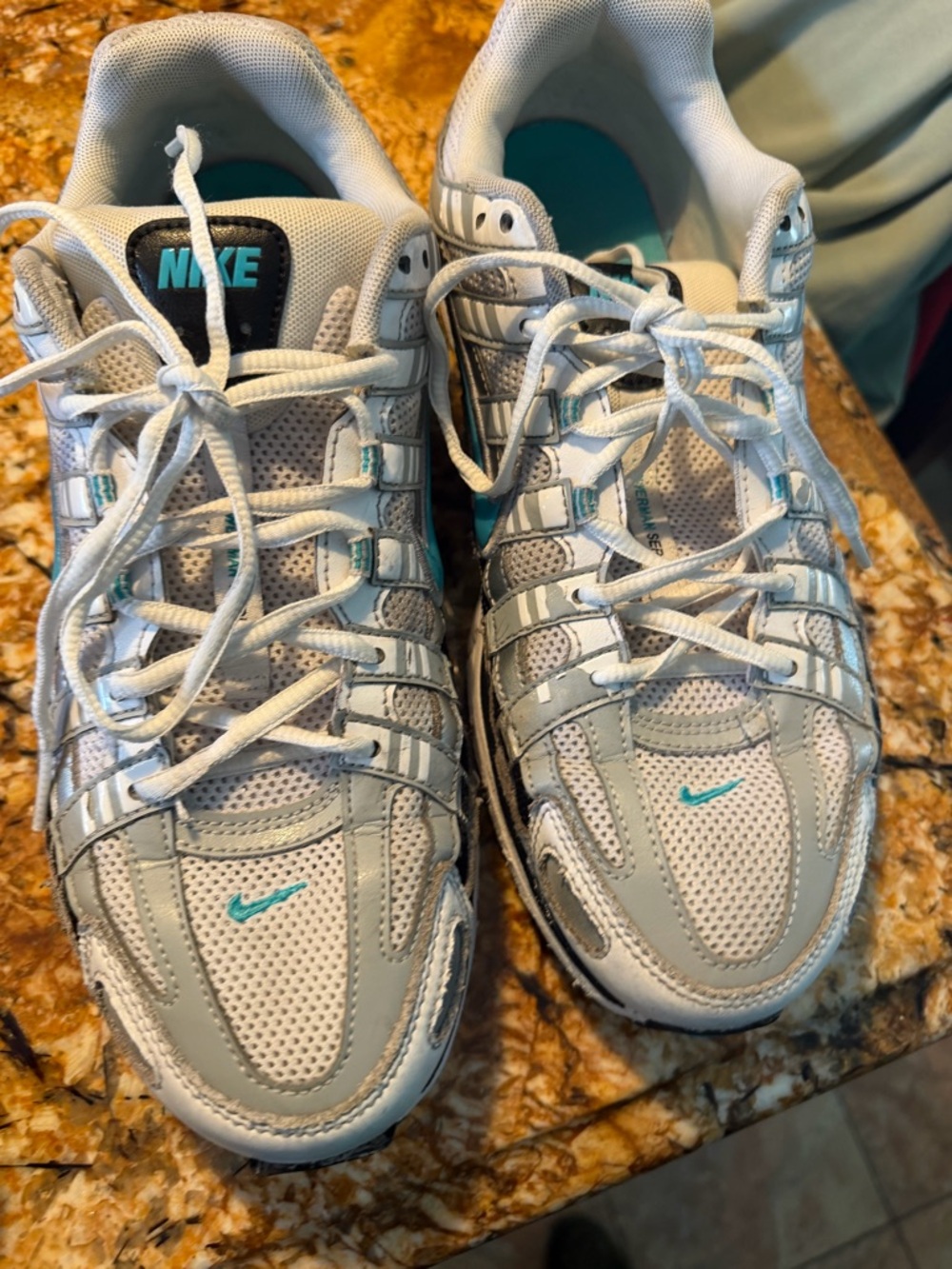 Nike P-6000 Silver Teal Running Shoes Men’s Size 11.5 CD6404-103